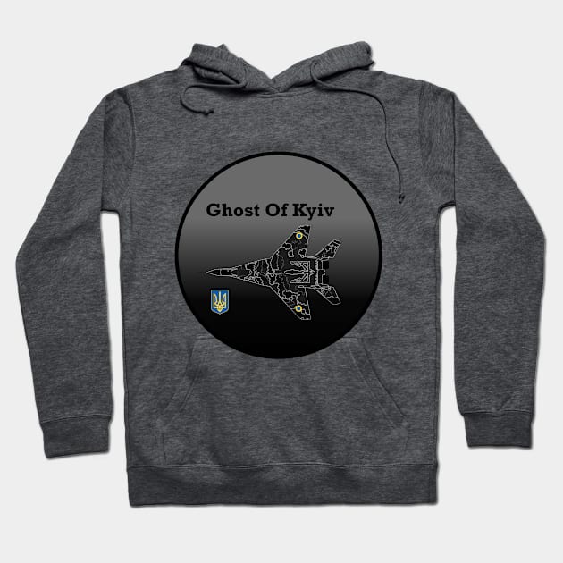 RIP Ghost of Kyiv Hoodie by Aces & Eights 
